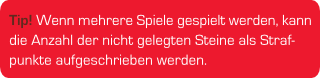 Genitri - Tip zum Spielende